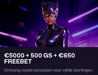 Bonus ontvang royale bonussen voor vijfde stortingen
